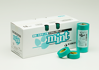 カモ井加工紙 ミント 弱粘着マスキングテープ 50mmx18m 1箱 20巻入