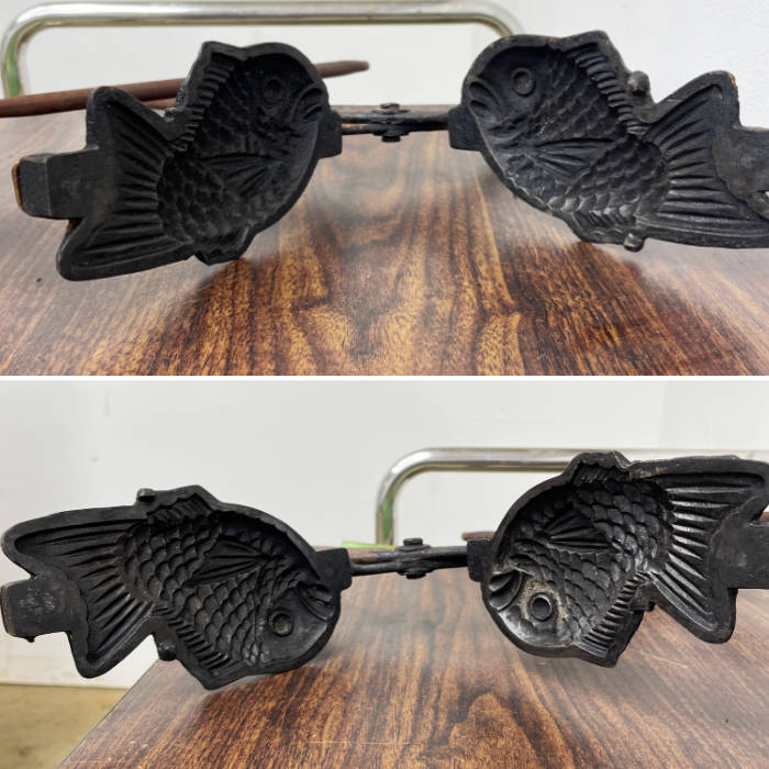 中古｜たい焼き機 1丁焼 業務用 たい焼き器 製菓 ガス式 タイヤキ 一丁