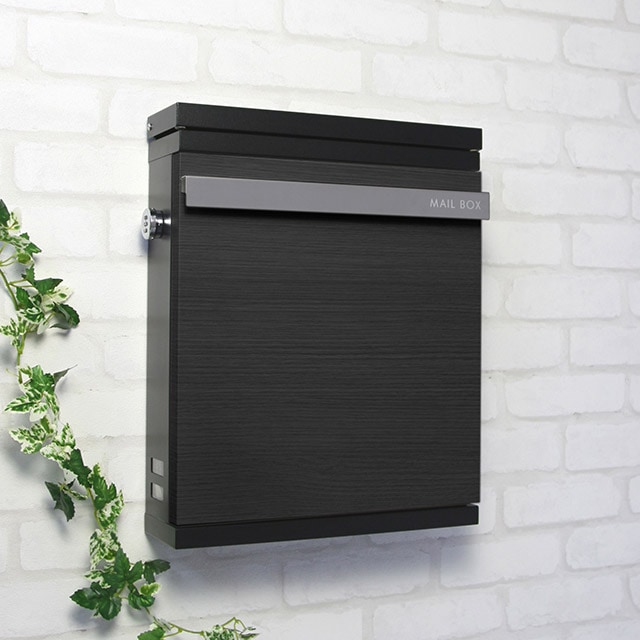 丸三タカギ 郵便ポスト STAPPO スタッポ 木目調カラー ウッドブラック