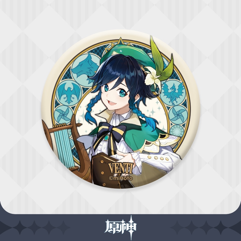 原神】 モンド城シリーズ キャラクター缶バッジ Genshin ウェンティ 原