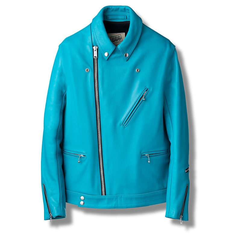 LJM-8 フロントフラップ ライダースジャケット｜『666』パンクロック