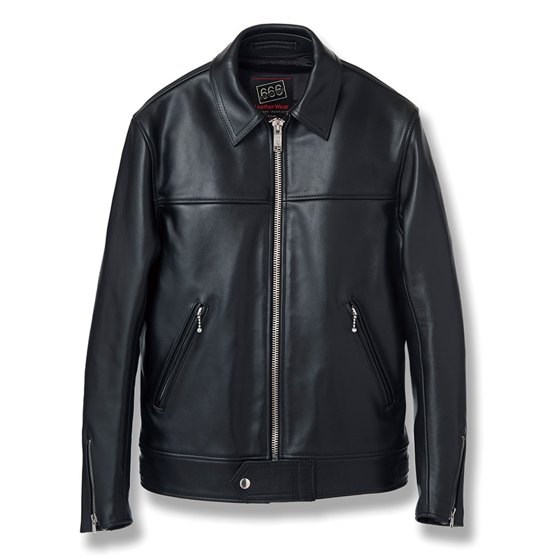 LJM-9TF タイトフィット センタージップ ライダースジャケット｜『666