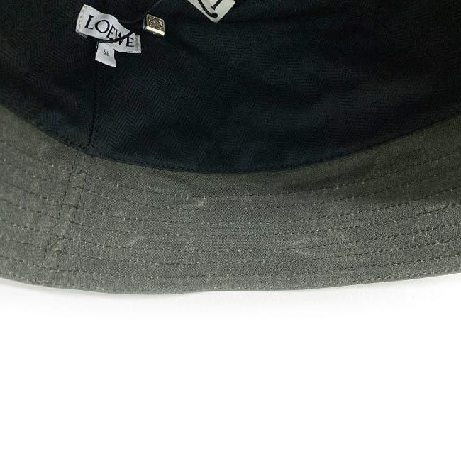 ロエベ バケット ハット ec-22062 カーキ グリーン K820HB1X75 未使用