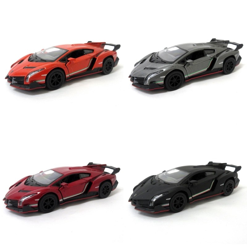 KiNSMART ミニカー 1:36 ランボルギーニ ヴェネーノ 4色アソート No