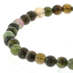 グリーントルマリン イン クォーツ ブレスレット 12.5mm玉 No.3 最高級