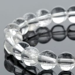 ✳激貴重ブレスレット ガネッシュヒマール水晶*ドクロ&糸魚川翡翠*薄墨