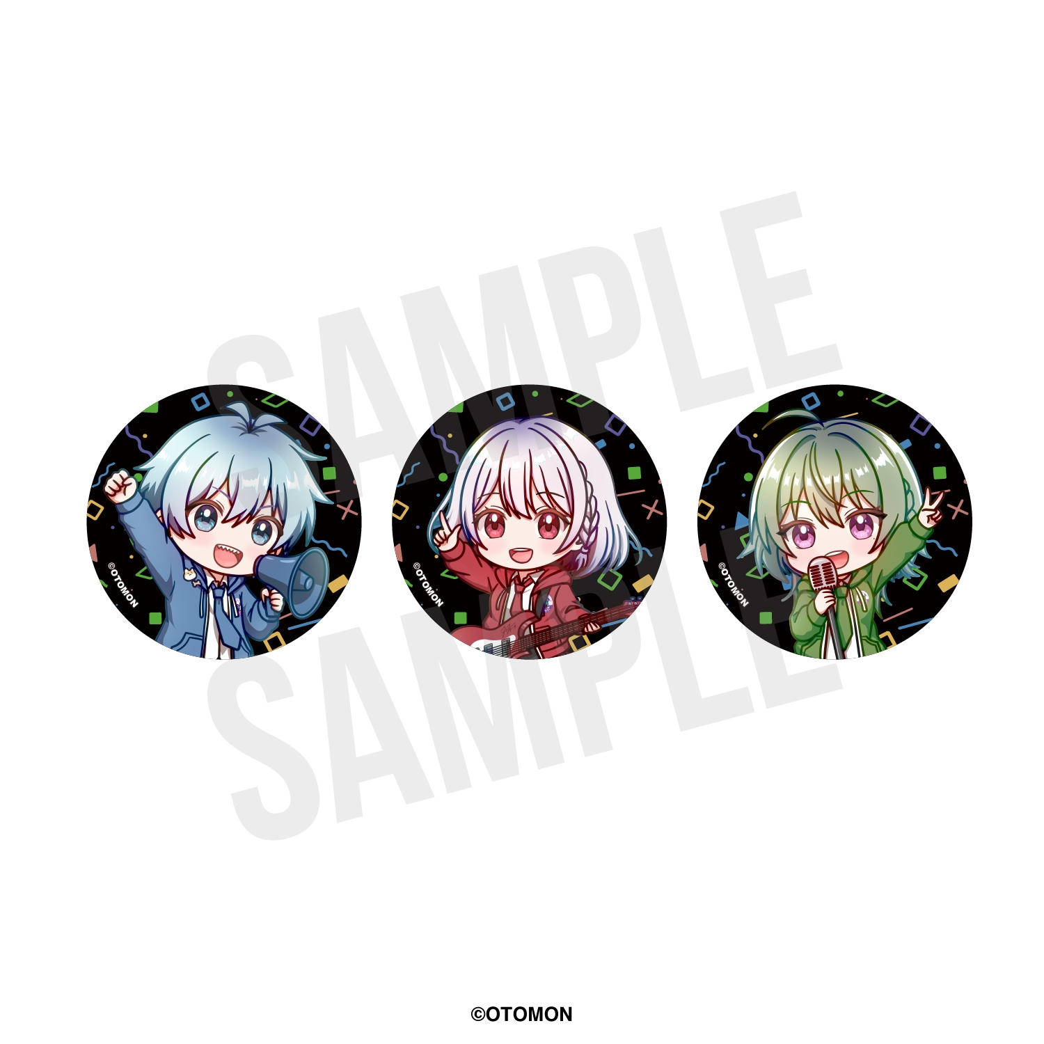 おともんランダム缶バッジ 2026年新年ver. | おとなりモンスター