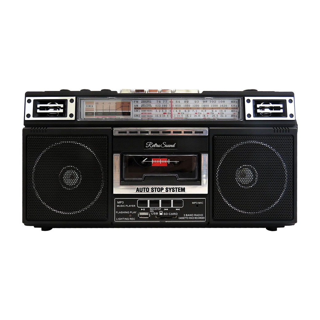 レトロサウンド・ラジオ・カセット・レコーダー RTR-S66｜ファミリー