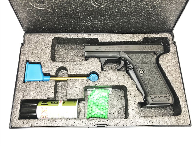 売り切れ【特選中古品】ガスブローバック MGC H&K P7M13 ブラックHW