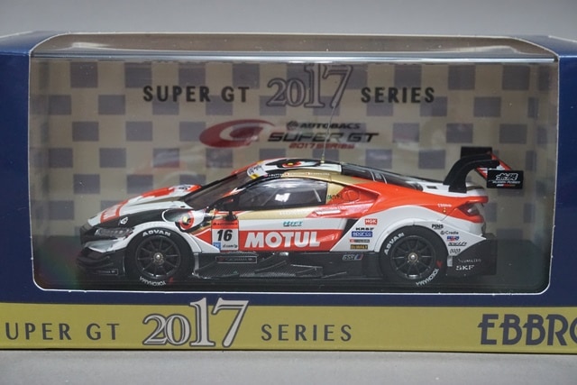 1/43 エブロ 45548 ホンダ モチュール 無限 NSX-GT スーパーGT500 Rd.6