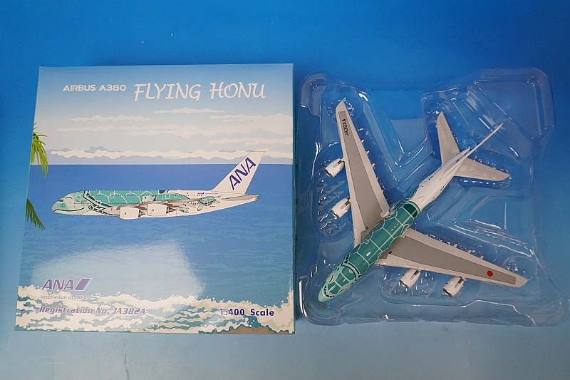 1/400 A380-800 ANA FLYING HONU Lani ブルー・エメラルドグリーン
