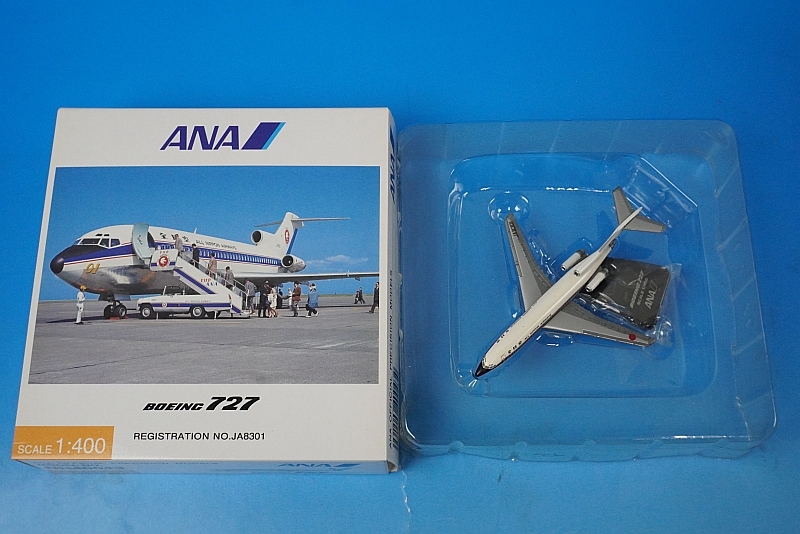 1/400 B727-100 ANA 白旧塗装 JA8301 [NH40043] 全日空商事/中古