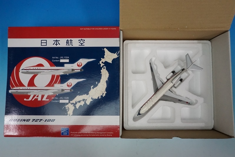 1/200 B727-100 JAL 旧鶴丸塗装 利根 JA8307 [JXL169] Jet-x/中古