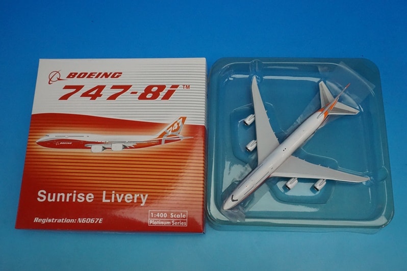 1/400 B747-8i ボーイング ハウスカラー ロールアウト Sunrise Livery
