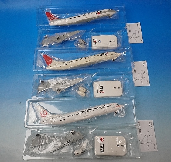 1/130 B737-400 JTA 日本トランスオーシャン 退役3機セット JA8523