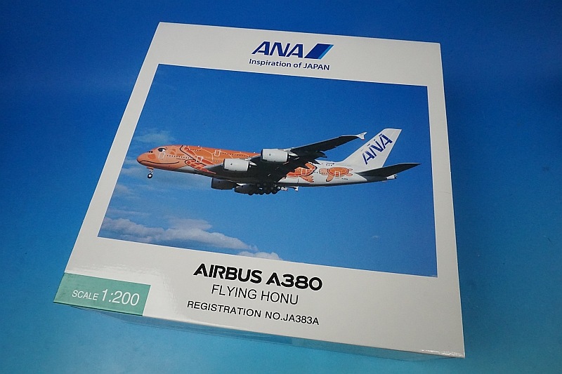 1/200 A380-841 ANA FLYING HONU ANAサンセットオレンジ WiFiレドーム
