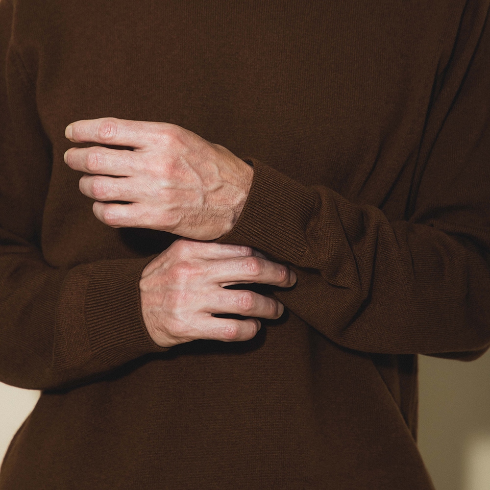 カシミヤ100％ タートルネック | Men's Knit | FUKAKINET