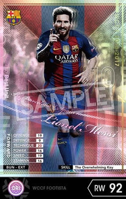 WCCF FOOTISTA メッシ ロケテカード WCCF FOOTISTA メッシロケテカード