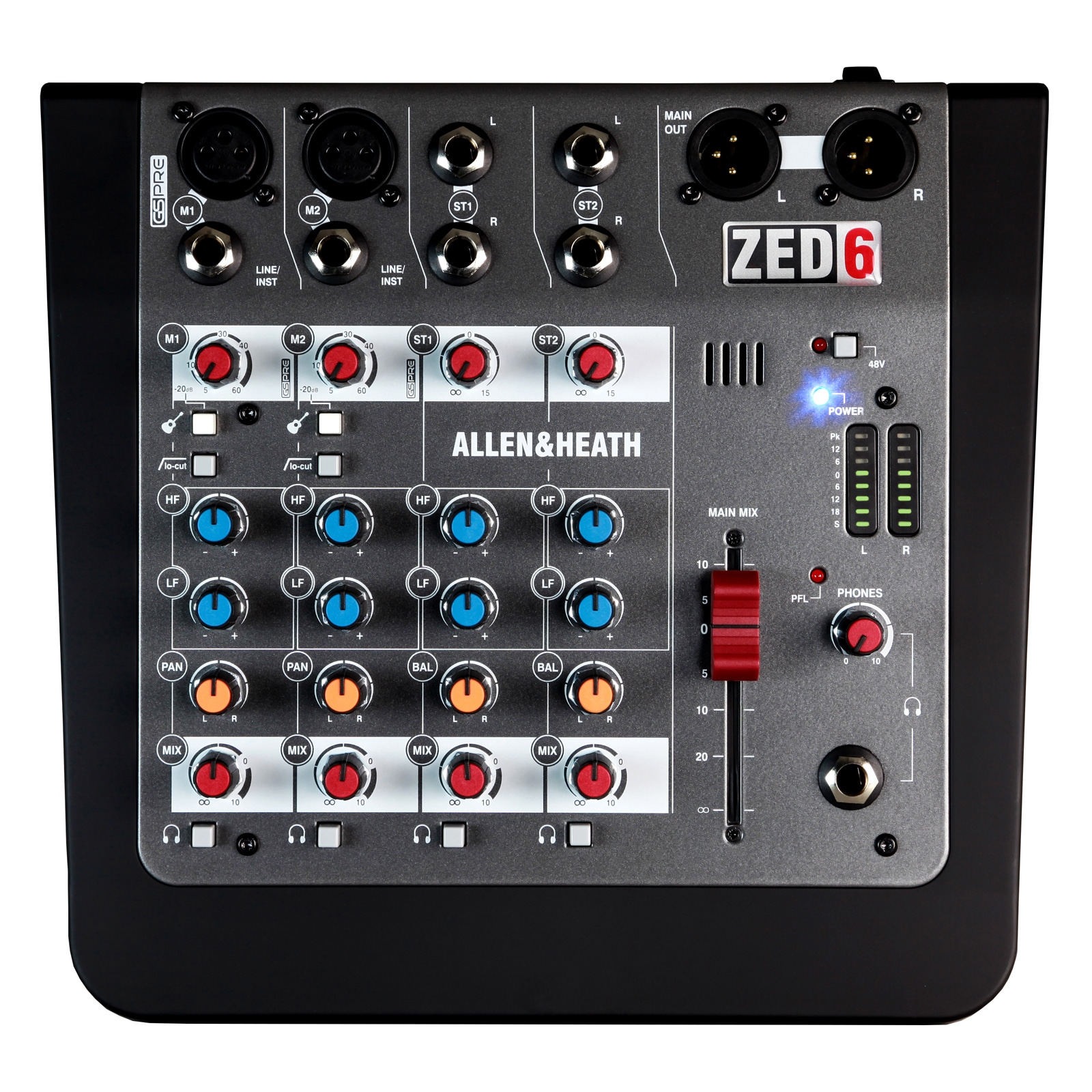 Allen & Heath ZED-6 アナログミキサー Hibino.com (ヒビノ公式EC