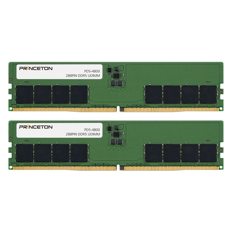 増設メモリ 32GB（16GB×2枚組） DDR5 4800MHz PC5-38400 CL40 288pin