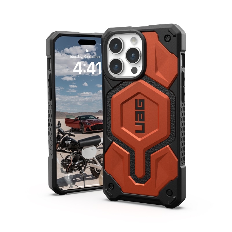 在庫限り）UAG iPhone 15 Pro Max 用 MagSafe対応ケース MONARCH PRO