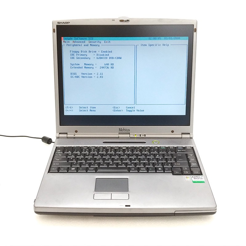 ジャンク品】 SHARP Mebius PC-GP1-C7T ジャンクPC ジャンクパソコン