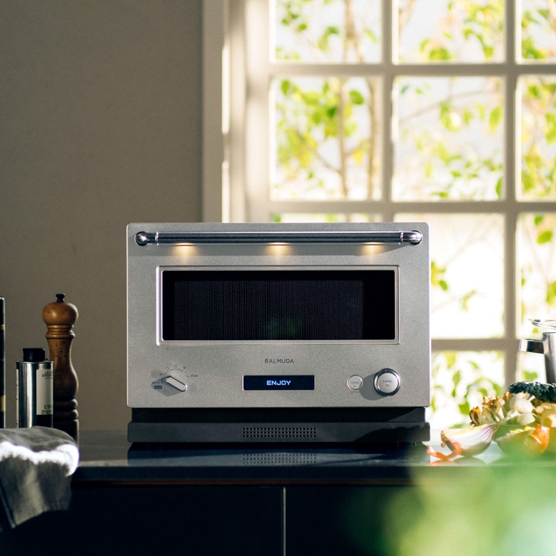 バルミューダ BALMUDA The Range ステンレス オーブンレンジ 20L K09A-SU