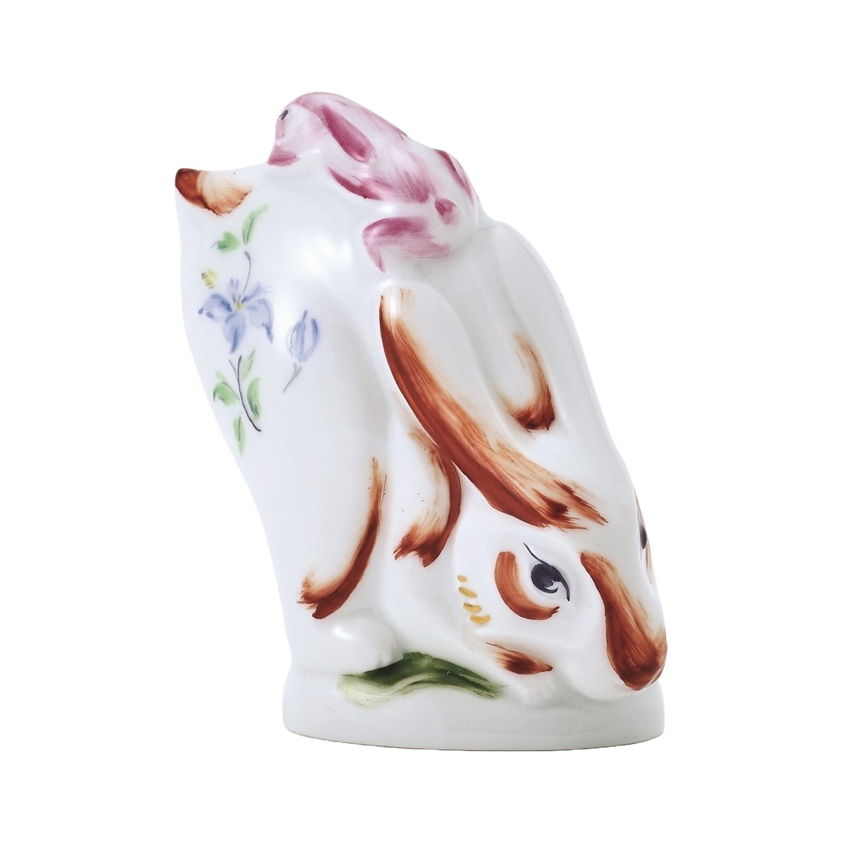 マイセン ミニ干支人形 卯(ウサギ)2体セット(台座付） 83643/83644/D