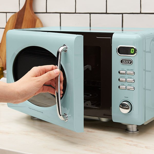 Toffy 電子レンジ K-DR1 小型 電子レンジ 17L レンジ レトロ 単機能