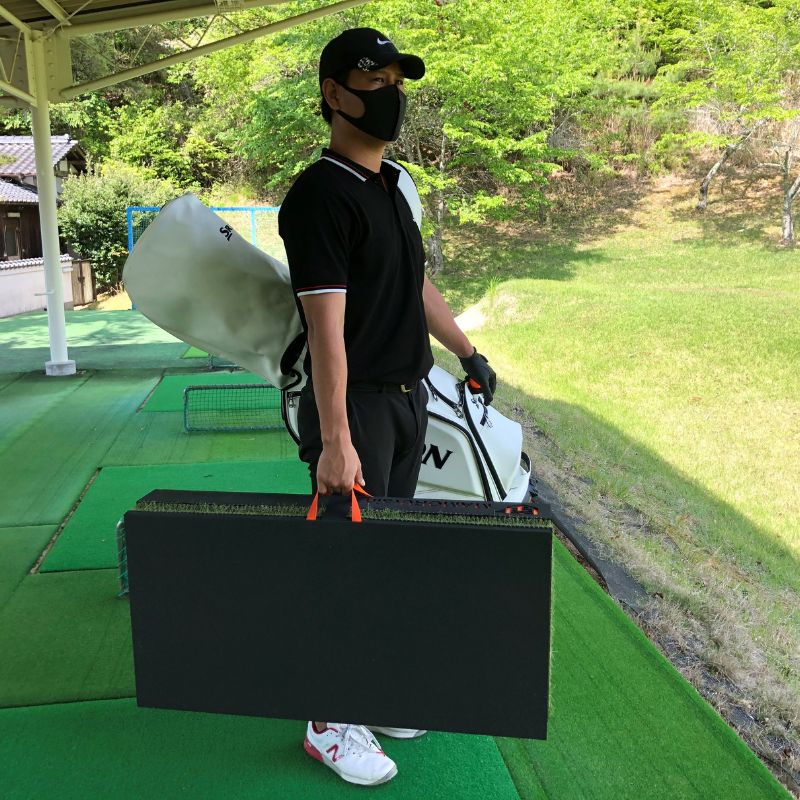 マモルタイン 折り畳み式ゴルフ傾斜マット