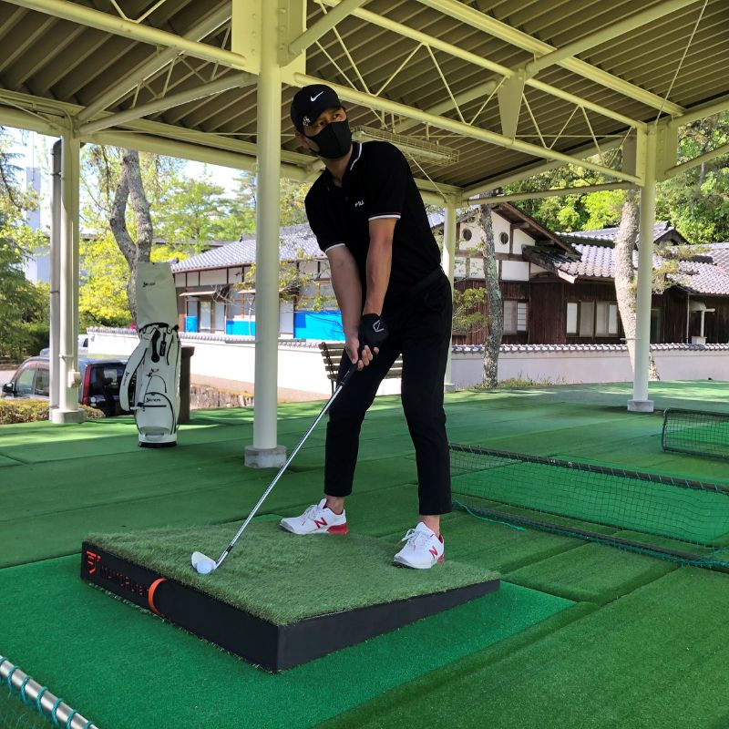 マモルタイン 折り畳み式ゴルフ傾斜マット