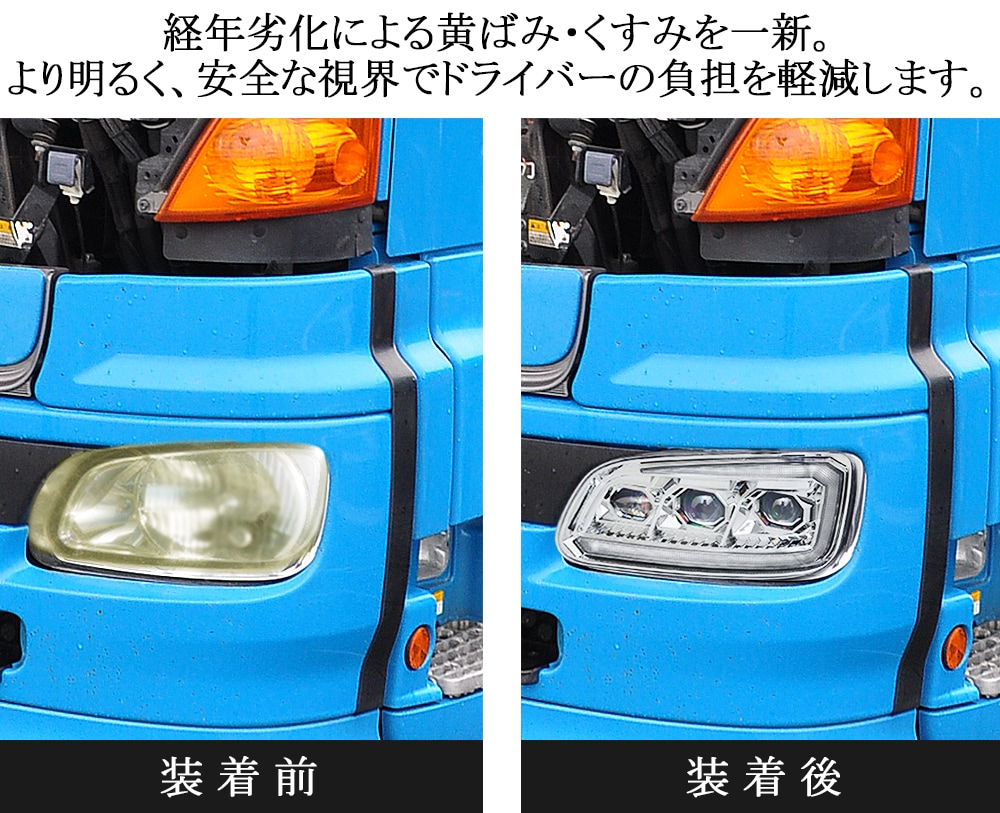 デイライト内蔵 LEDプロジェクターヘッドライト レンジャー