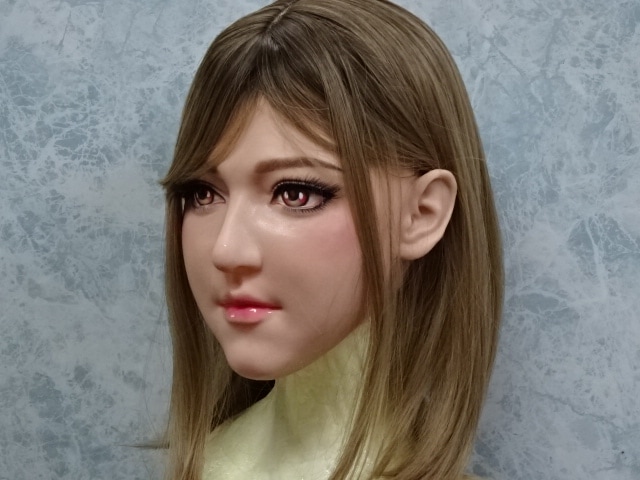 メイク済み完成品ウィッグ付きフィメールマスク ㊙オマケ予定 Amazon