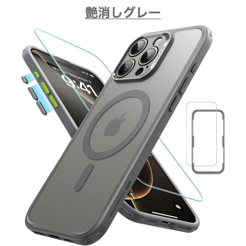 米軍MIL規格・Magsafe対応】ESR iPhone 16 16 Plus 16 Pro 16 Pro Max