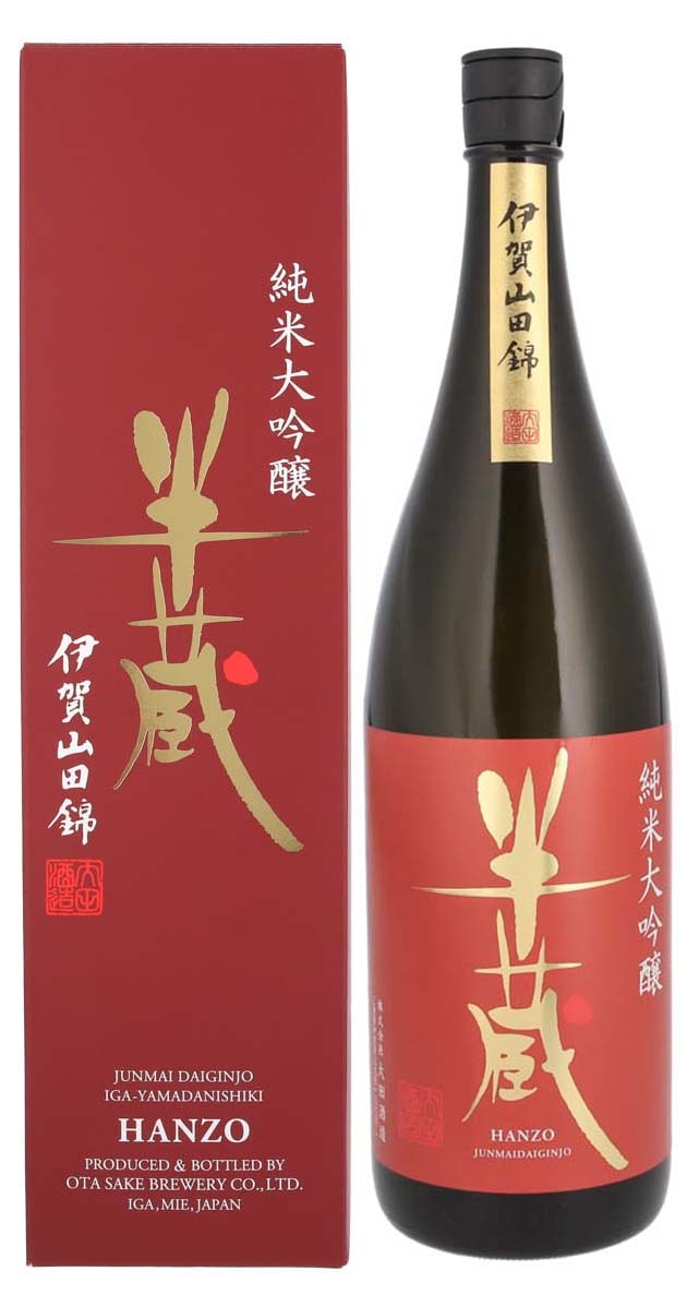半蔵 純米大吟醸 赤ラベル 1.8L | 伊賀の地酒 半蔵