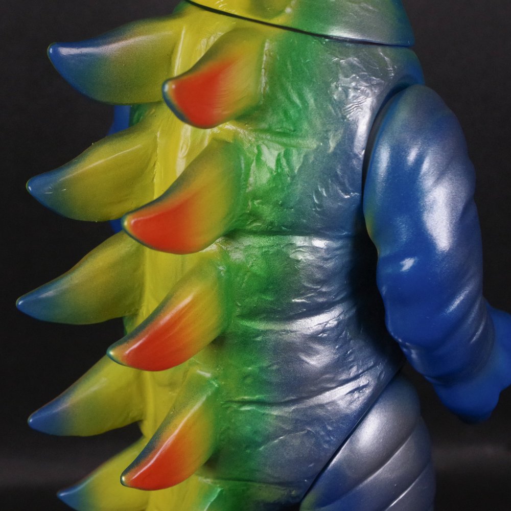 ソフビ/ブルマァク BULLMARK/流星人間ゾーン/バルガラス/ブルー｜墓場