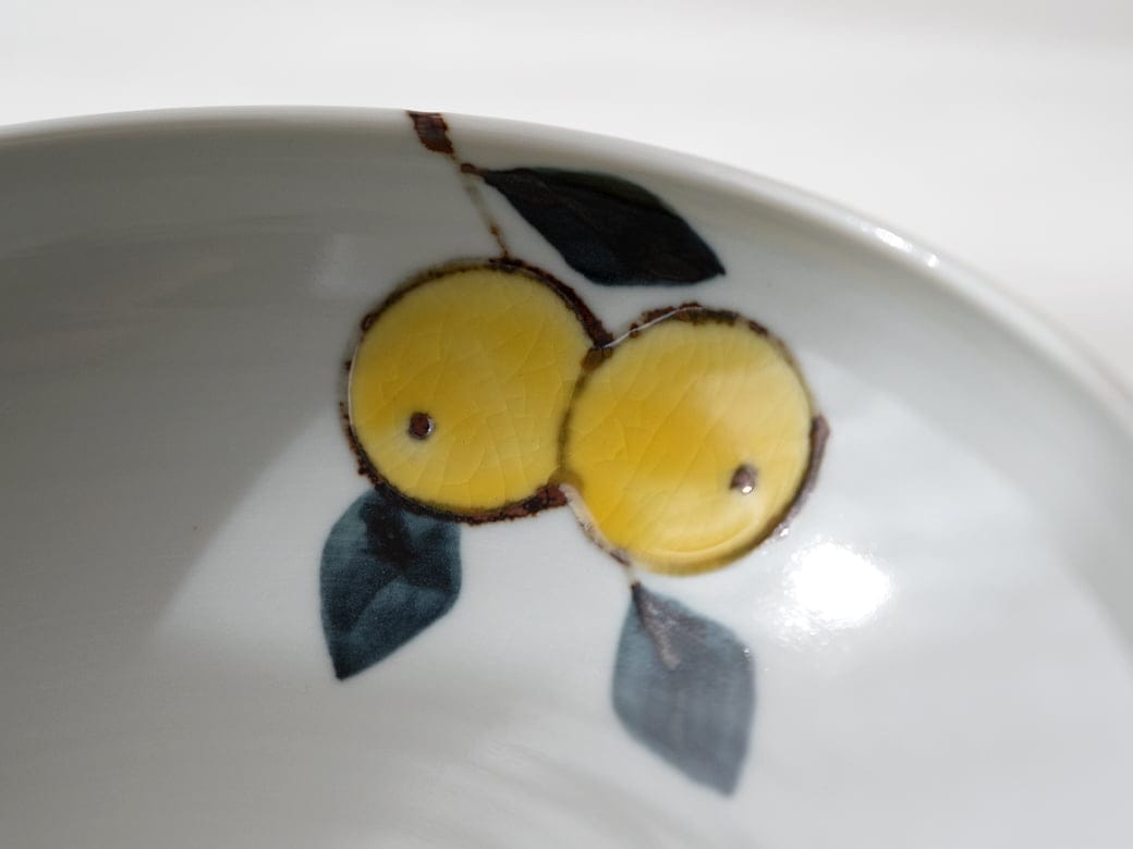 徳永遊心 色絵みかん／7寸鉢 | 徳永遊心窯／うつわ作家 | ハウスグラム