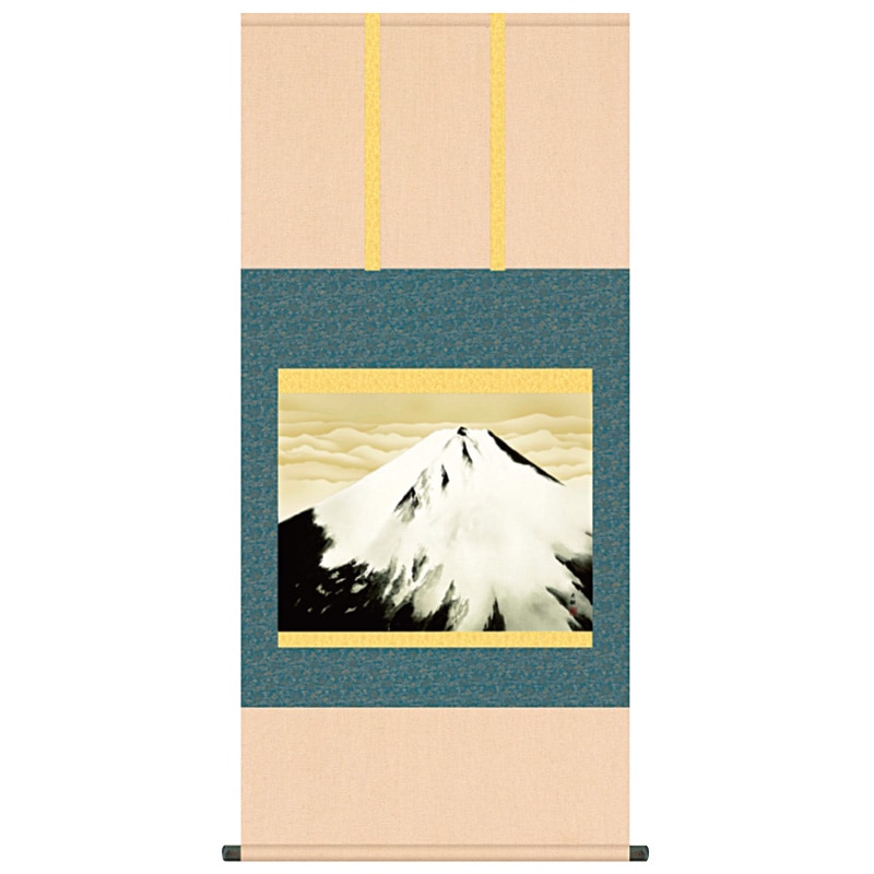 横山大観『神国日本』掛軸 : アートの友社 横山大観『神国日本』掛軸