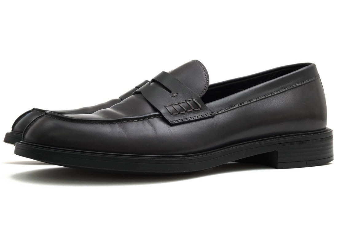 Sergio Rossi / セルジオロッシ 牛革 カーフ スリッポン ブラック 黒