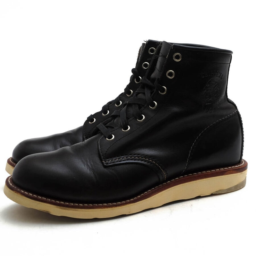 CHIPPEWA 27863 11インチ ENGINEER BOOTS BLACK OIL / チペワ スチール