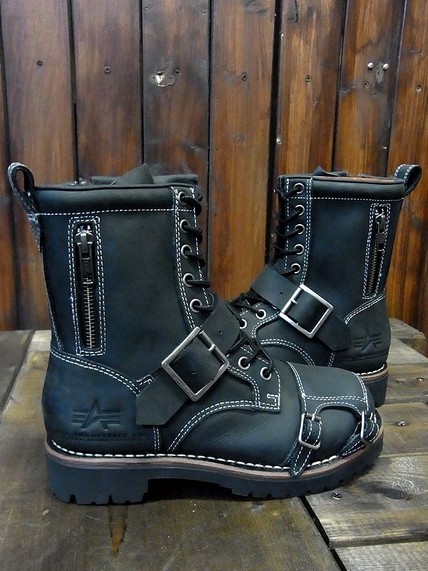 Alpha industries（アルファ） ALS-22023 レディース バイカーブーツ