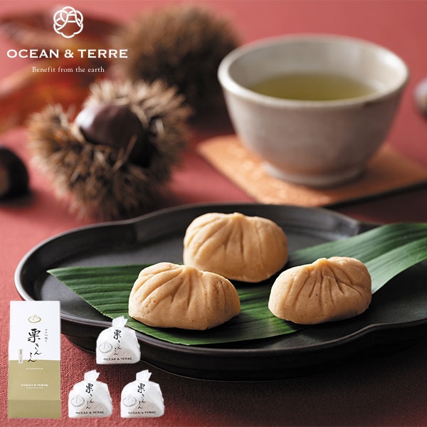 OCEAN & TERRE オーシャンテール 中津川銘菓 栗きんとん3個 【約5～7
