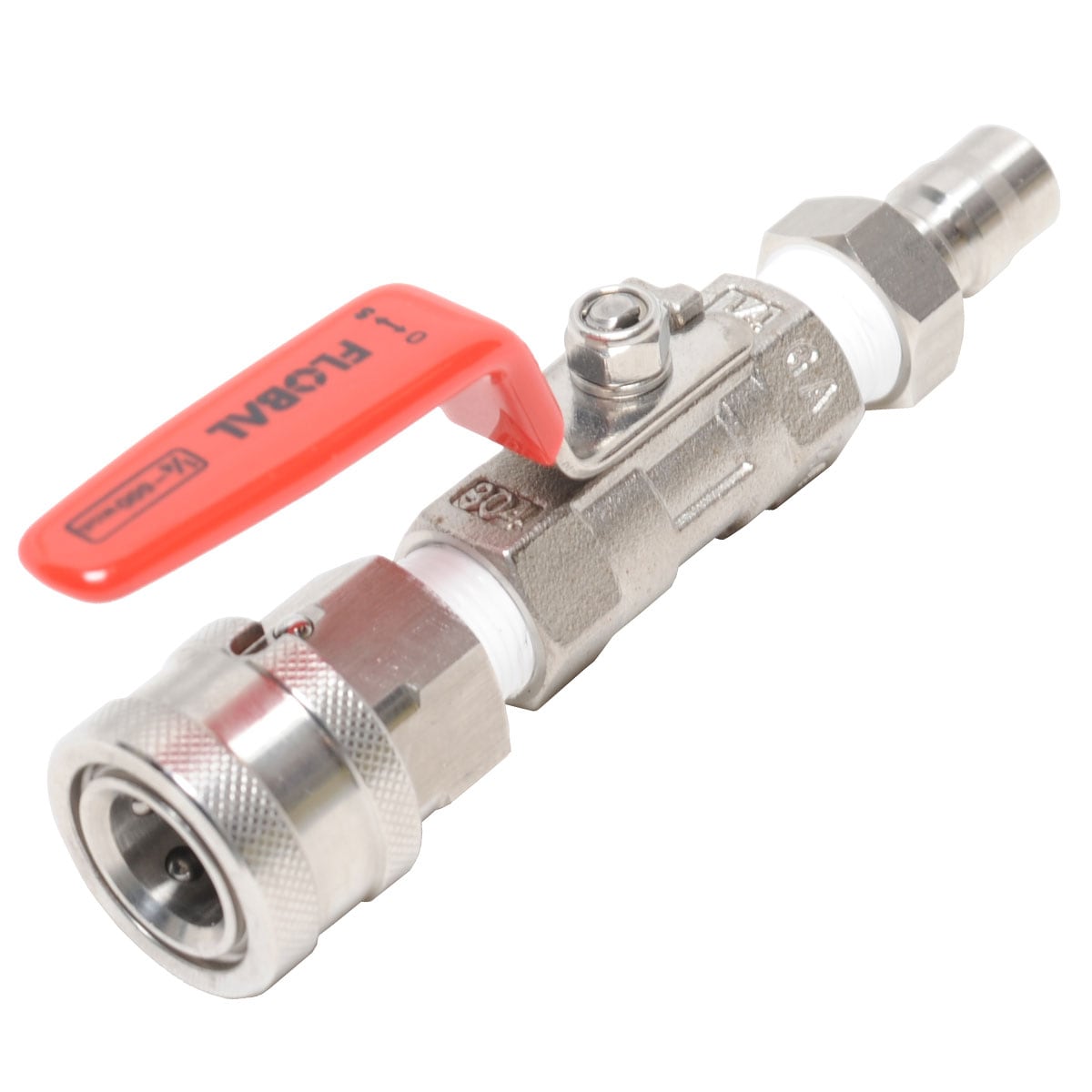 1/4カプラ付き ボールバルブ | 高圧洗浄部材,カプラ・継手・バルブ