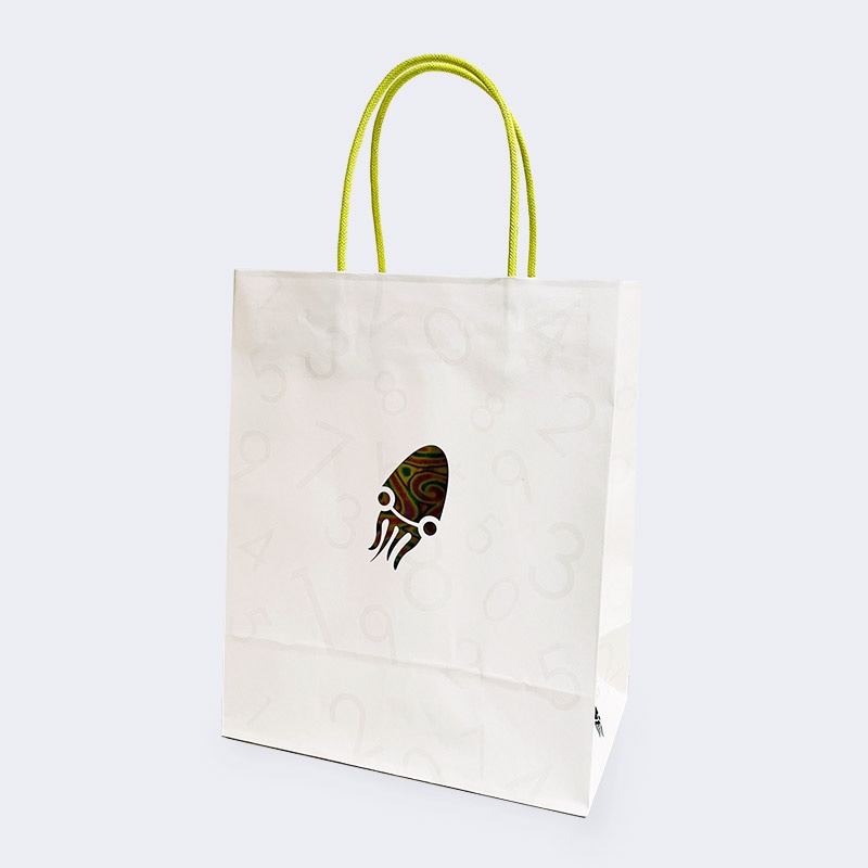 ロゴ入りホワイトPAPERバッグ（紙袋）｜ホタルノヒカリ 公式通販