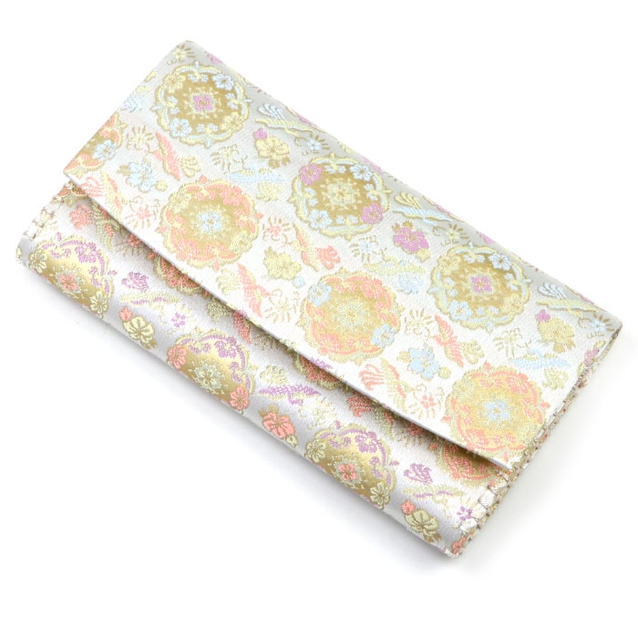 茶道具 袱紗ばさみ・懐紙入れ】 三つ折帛紗ばさみ 鳳凰華紋錦 | 茶道具