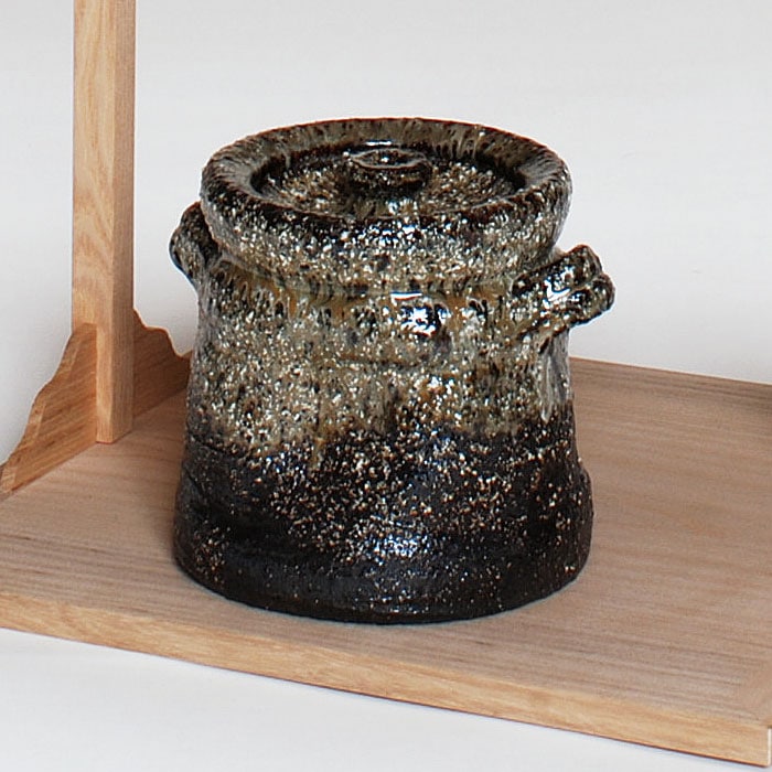 茶道具 水指 窯変 萩 耳付き 味舌隆司 作 | 水指 - CHATOWA 茶と和