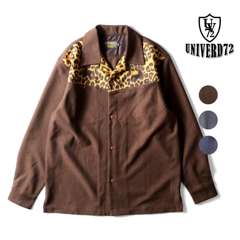 UNIVERD72 / ユニバード72 41281 PEACH SKIN SHIRT JACKET / ピーチ