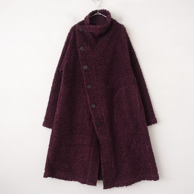 ヨーガンレール JURGEN LEHL コットンウールループニットロングコート