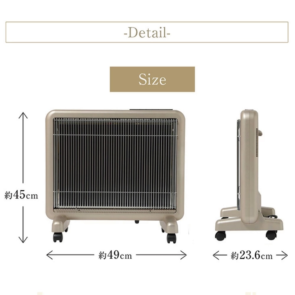 【良品・取説付】サンルミエ E800L-TM2 遠赤外線パネルヒーター タイマー 良品・取説付】サンルミエ E800L-TM2 遠赤外線パネルヒーター タイマー