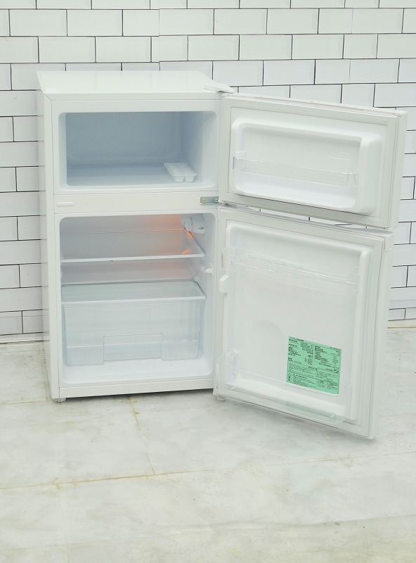 オーヤマ2024年式87L中古冷凍冷蔵庫 PRC-B092D-W